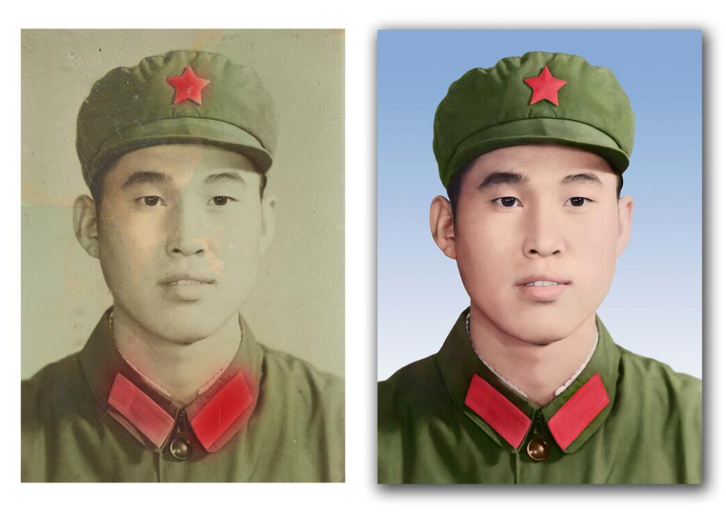 板芙镇破损照片修复-18